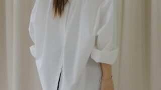 Pasterip(パセリ) レディース Design big shirt オフホワイト