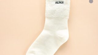 【メール便(15)】 アルジー ALGY キッズ ジュニア ルーズ風 クルーソックス 靴下 ガールズ